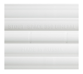 Радиатор биметаллический боковое подключение STOUT Space 350 14 секций SRB-0310-035014 в Волгограде 5