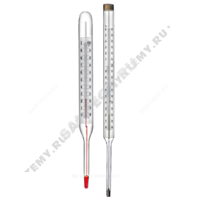 Термометр керосиновый прямой ТТЖ-M100C L=163 в Волгограде 0