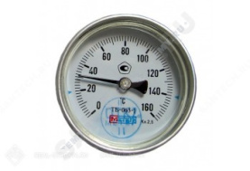 Термометр биметаллический Метер ТБ80 160C Дк 80 L=80 в Волгограде 0