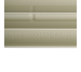 Радиатор биметаллический боковое подключение (белый RAL 9010) Global STYLE EXTRA 350 14 секций в Волгограде 9