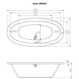 Панель фронтальная для ванны Vidima Видима, Сириус 1500 мм в Волгограде 2