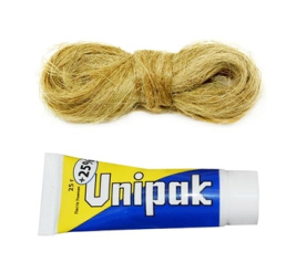 Комплект №1 UNIPAK (паста тюбик 25 г. + лён 13 г.) UNIPAK в Волгограде 0
