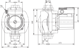 Циркуляционный насос Wilo Top-Z 30/7 EM PN6/10 RG в Волгограде 1