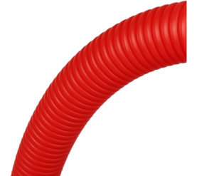 Труба гофрированная ПНД, цвет красный, наружным диаметром 25 мм для труб диаме STOUT SPG-0002-502520 в Волгограде 1