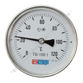 Термометр биметаллический Метер ТБ100 120C Дк 100 L=100 в Волгограде 2
