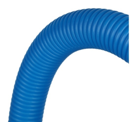 Труба гофрированная ПНД, цвет синий, наружным диаметром 25 мм для труб диаметр STOUT SPG-0001-502520 в Волгограде 1