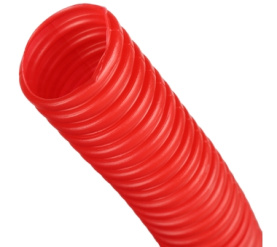 Труба гофрированная ПНД, цвет красный, наружным диаметром 32 мм для труб диаме STOUT SPG-0002-503225 в Волгограде 2