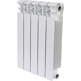 Радиатор биметаллический боковое подключение (белый RAL 9016) RIFAR BASE 500 5 секций в Волгограде 0