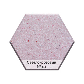 Мойка гранитная AquaGranitEx M-07 светло-розовый в Волгограде 2