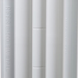 Радиатор биметаллический боковое подключение (белый RAL 9016) RIFAR BASE 500 4 секции в Волгограде 8