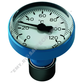 Термометр синий для рукояток шаровых кранов R540F 120C Giacomini R540FY022 в Волгограде 1