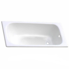Чугунная ванна Aqualux ZYA-8-5 170x70 goldman белая, без ножек, антислип в Волгограде 0