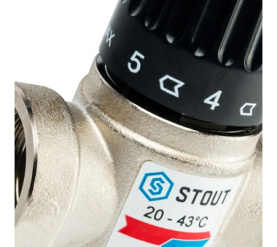 Термостатический смесительный клапан для систем отопления и ГВС 3/4 ВР 20-43 STOUT SVM-0010-164320 в Волгограде 3