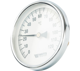 Термометр биметаллический с погружной гильзой, 100 мм F+R801(T) 10050 Watts 10006066(03.03.040) в Волгограде 1