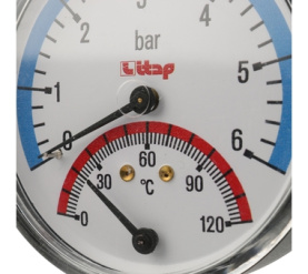 Термоманометр, боковое подключение ITAP 484 1/2 Itap в Волгограде 3