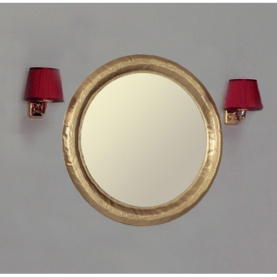 Зеркало Акватон "Андорра", круглое, 750мм, золот 1.A156.8.02V.NL4.0 в Волгограде 1