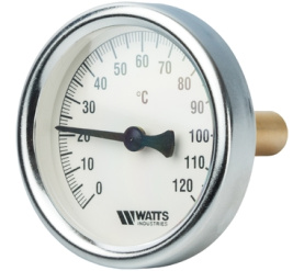 Термометр биметаллический с погружной гильзой 63 мм, штуц F+R801(T) 6350 Watts 10005800(03.01.040) в Волгограде 0