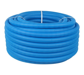 Труба гофрированная ПНД, цвет синий, наружным диаметром 32 мм для труб диаметр STOUT SPG-0001-503225 в Волгограде 0