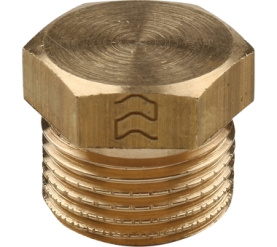 Tiemme Заглушка НР 3/8 латунная для стальных труб резьбовой TIEMME 1500273(1878G0003) в Волгограде 2