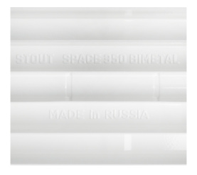 Радиатор биметаллический боковое подключение STOUT Space 350 8 секций SRB-0310-035008 в Волгограде 7