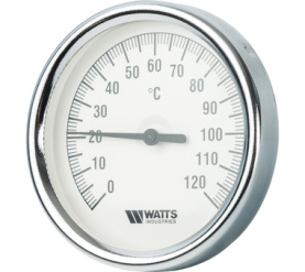 Термометр биметаллический с погружной гильзой 80 мм F+R801(T) 8075 Watts 10005944(03.02.060) в Волгограде 0