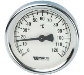 Термометр биметаллический накладной FR810(ТАВ) 80120 Watts 10006505(03.08.080) в Волгограде 2