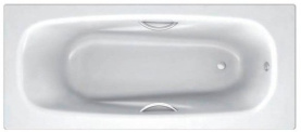 Стальная ванна BLB Universal Anatomica HG 170x75 см B75L-1 с отверстиями под ручки 232 мм в Волгограде 0