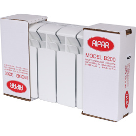 Радиатор биметаллический боковое подключение (белый RAL 9016) RIFAR BASE 200 6 секций в Волгограде 9