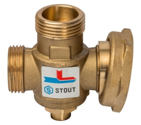Термостатический смесительный клапан G 1M-G 1 1/2 F-G 1M 70°С STOUT SVM-0050-327007 в Волгограде 2