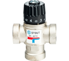 Термостатический смесительный клапан для систем отопления и ГВС 3/4 ВР 20-43 STOUT SVM-0010-164320 в Волгограде 2