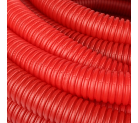 Труба гофрированная ПНД, цвет красный, наружным диаметром 32 мм для труб диаме STOUT SPG-0002-503225 в Волгограде 3