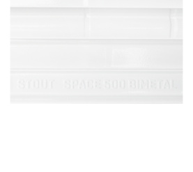 Радиатор биметаллический боковое подключение STOUT Space 500 8 секций SRB-0310-050008 в Волгограде 6