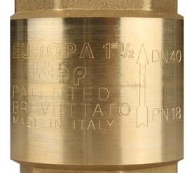Клапан обратный пружинный муфтовый с металлическим седлом EUROPA 100 1 1/2 Itap в Волгограде 7