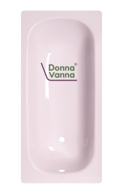 Ванна стальная ВИЗ Donna Vanna 150x70 розовый коралл, с опорной подставкой, DV-51942 в Волгограде 1