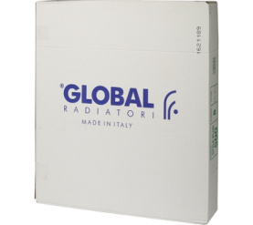 Радиатор биметаллический боковое подключение (белый RAL 9010) Global STYLE PLUS 500 8 секций в Волгограде 9